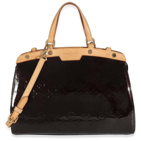 Louis Vuitton Amarante Monogram Vernis Brea MM