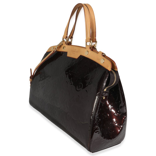 Louis Vuitton Amarante Monogram Vernis Brea MM