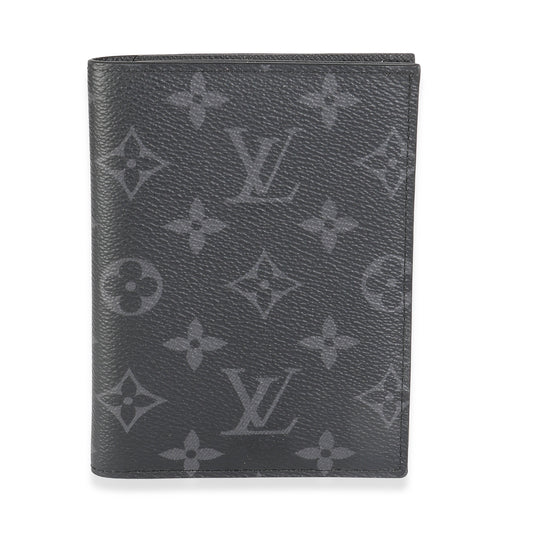 Louis Vuitton Monogram Eclipse Canvas Passport Cover