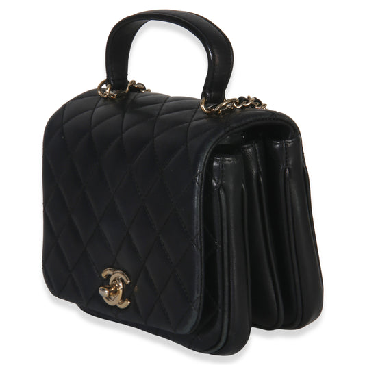 Chanel Black Quilted Lambskin Mini Citizen Chic Flap Bag