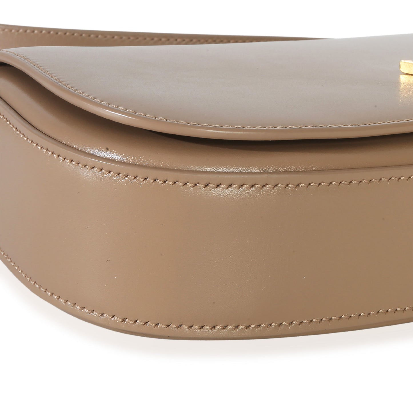 Saint Laurent Beige Box Calfskin Mini Voltaire Shoulder Bag