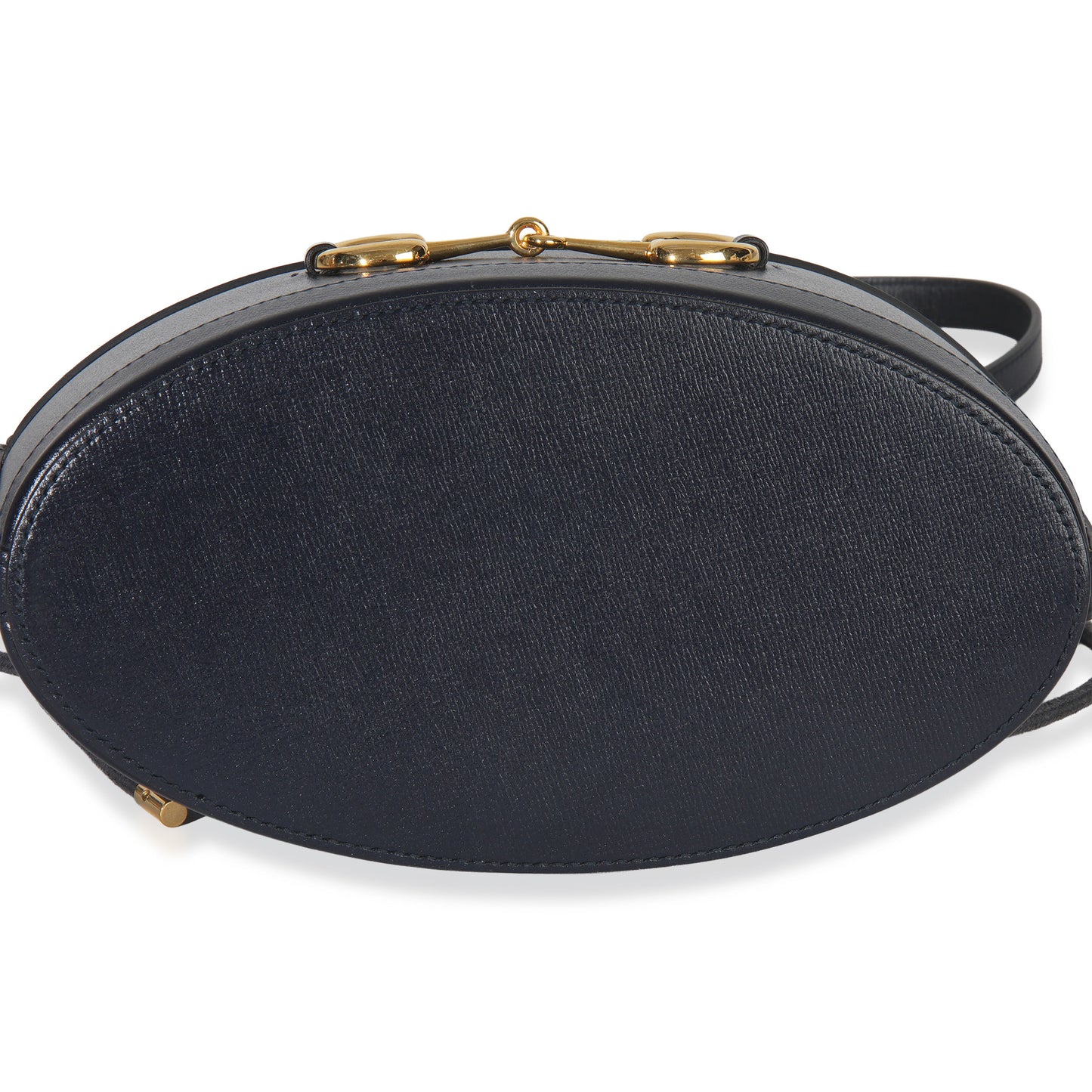 Gucci Red Navy Calfskin Horsebit 1955 Drawstring Bucket Bag