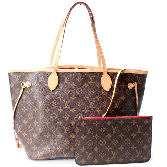 Louis Vuitton Neverfull MM W/ Pochette Monogram