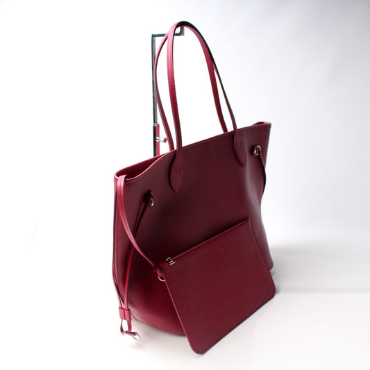 Louis Vuitton Neverfull W/Wallet MM Epi