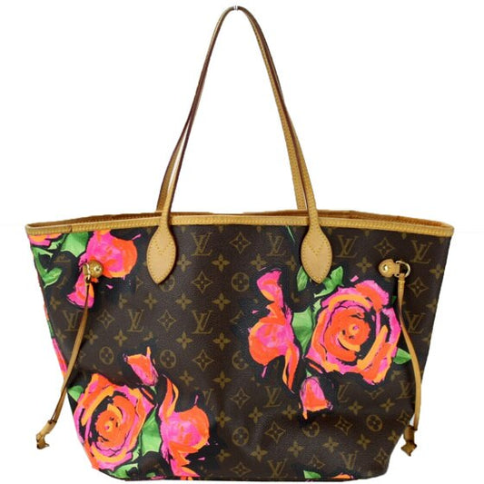 Louis Vuitton Neverfull MM Monogram Roses