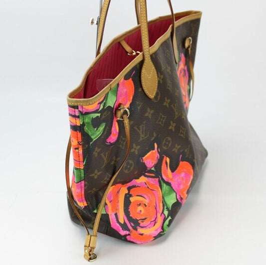 Louis Vuitton Neverfull MM Monogram Roses