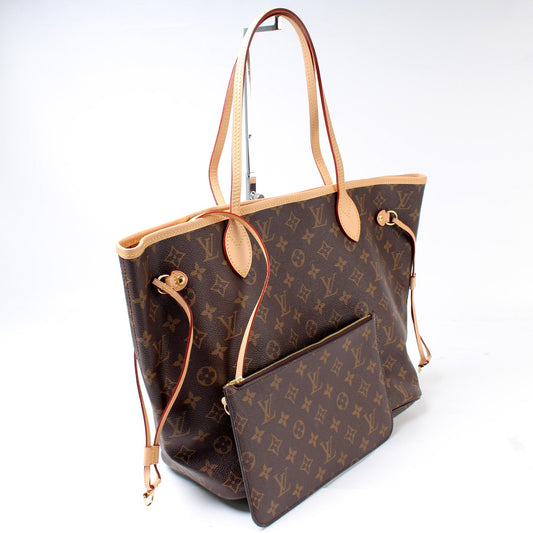 Louis Vuitton Neverfull MM W/ Pochette Monogram