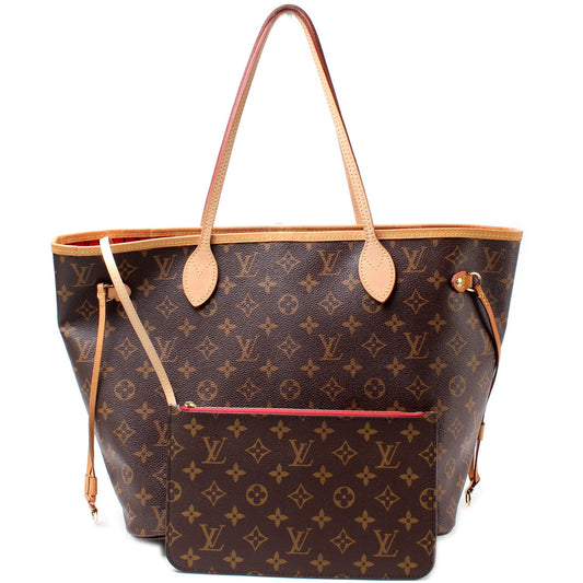 Louis Vuitton Neverfull MM W/ Pochette Monogram