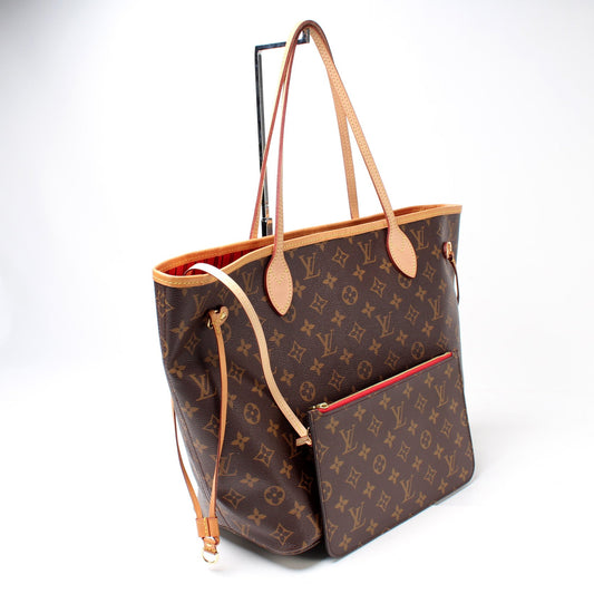 Louis Vuitton Neverfull MM W/ Pochette Monogram