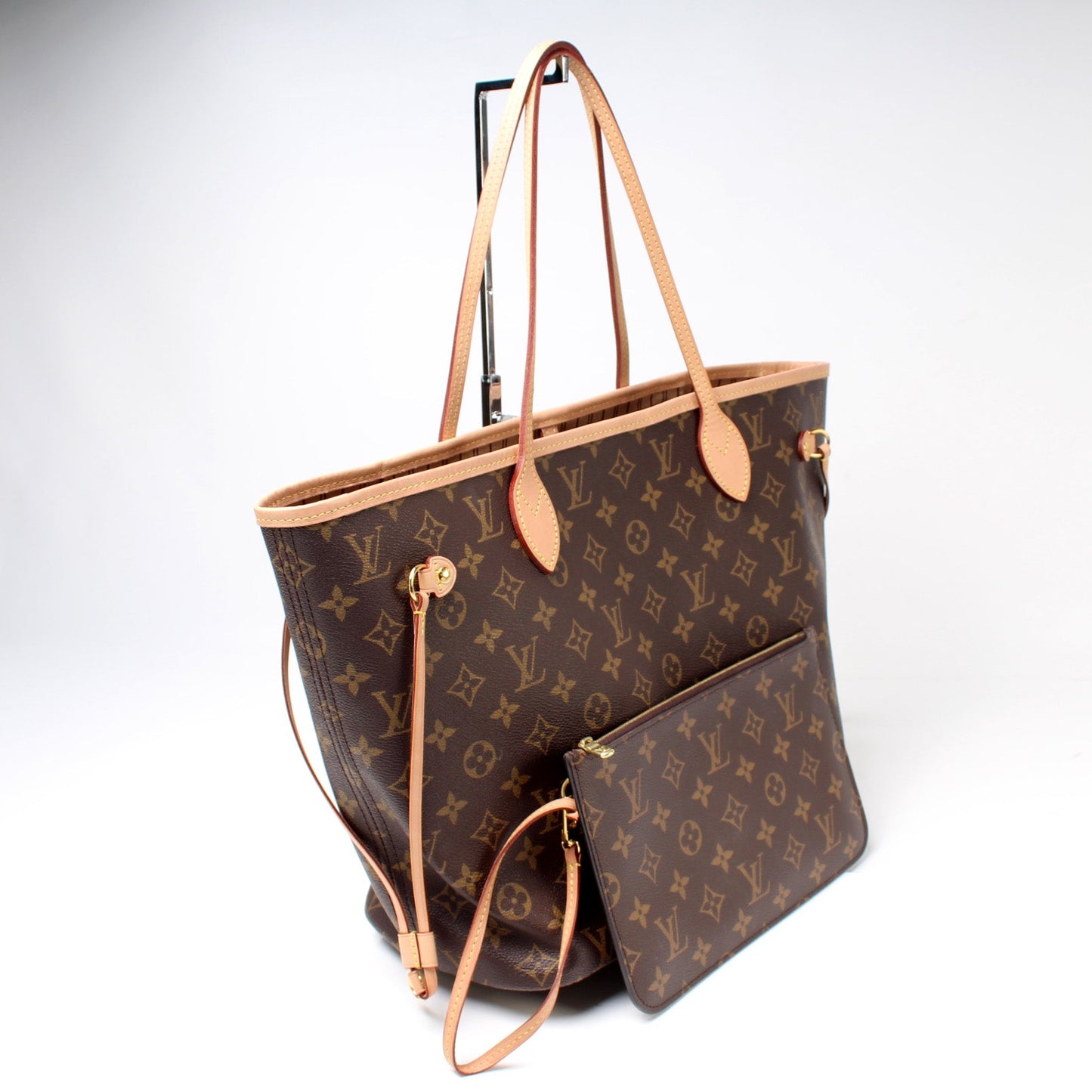 Louis Vuitton Neverfull MM W/ Wallet Monogram