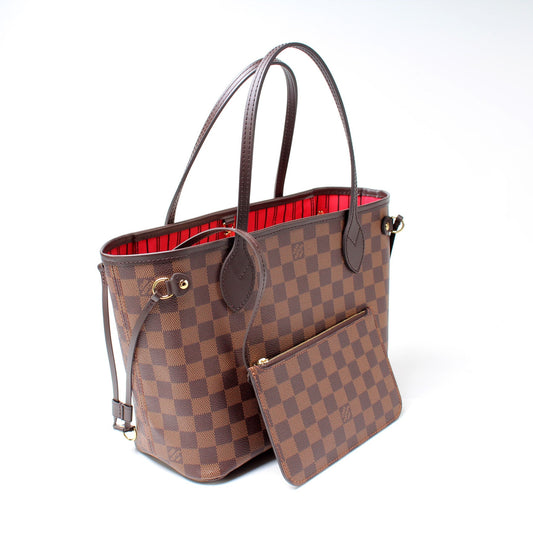 Louis Vuitton Neverfull PM W/ Wallet Damier Ebene