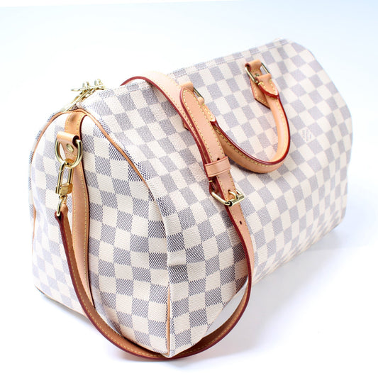 Louis Vuitton Speedy 35 Bandouliere Damier Azur