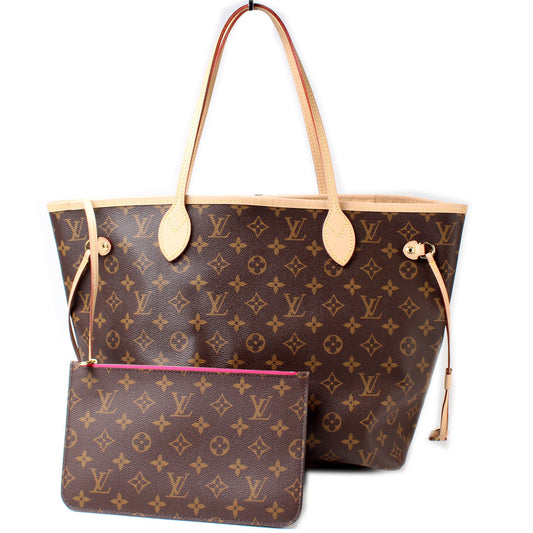 Louis Vuitton Neverfull MM With Wallet Monogram