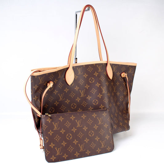 Louis Vuitton Neverfull MM W/Pochette Monogram