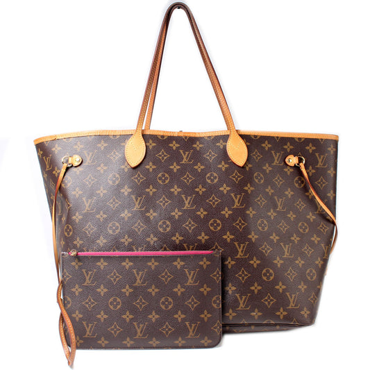 Louis Vuitton Neverfull GM W/Pochette Monogram