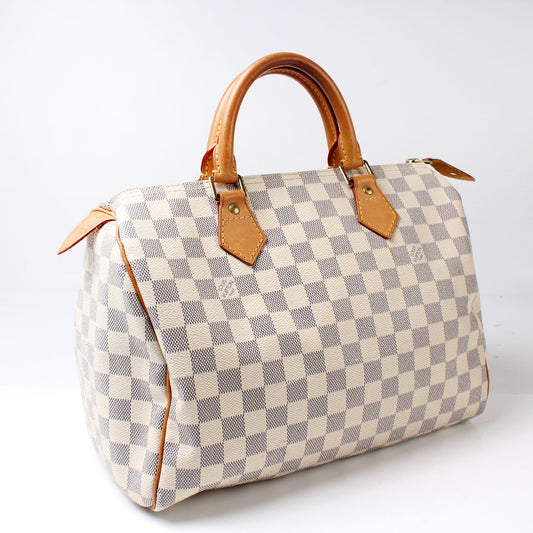 Louis Vuitton Speedy 30 Damier Azur