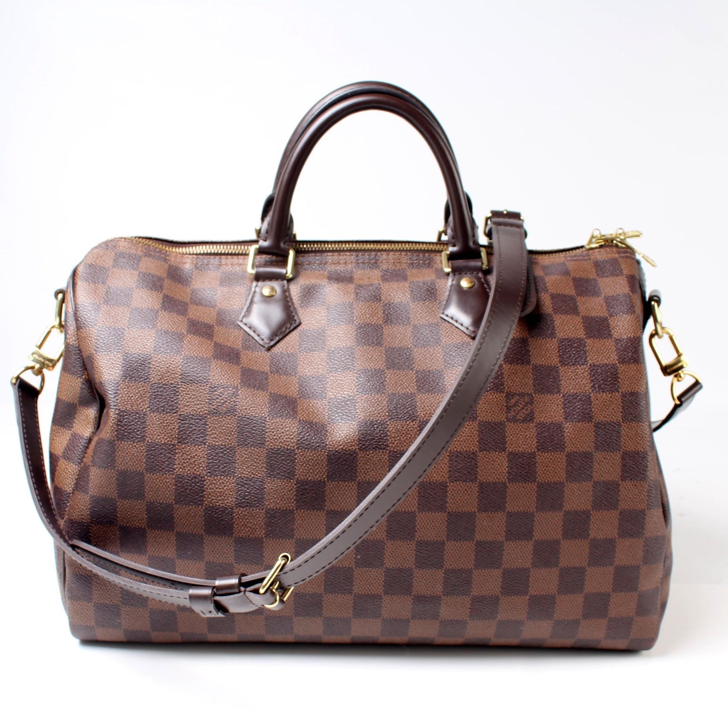 Louis Vuitton Speedy 35 Bandouliere Damier Ebene