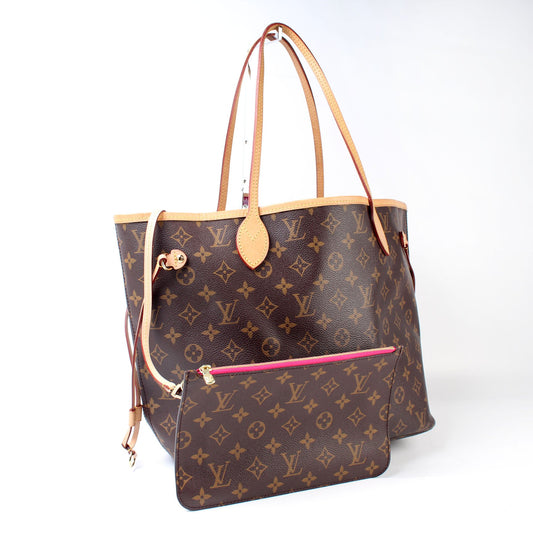 Louis Vuitton Neverfull MM Monogram with Pouch