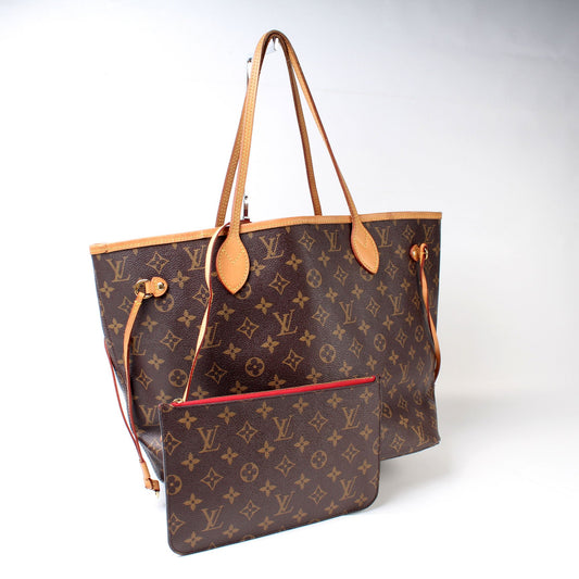 Louis Vuitton Neverfull MM W/Wallet Monogram