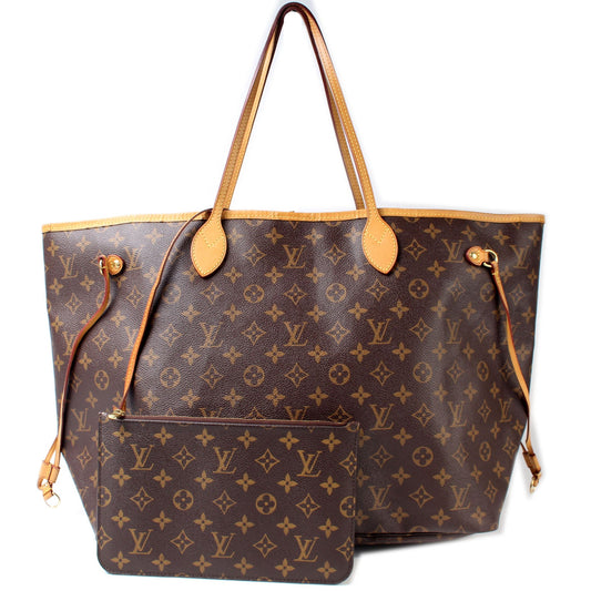 Louis Vuitton Neverfull GM W/Wallet Monogram