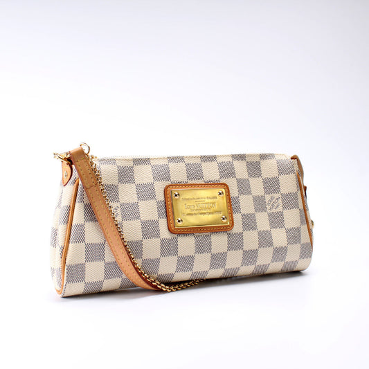 Louis Vuitton Eva Clutch Damier Azur