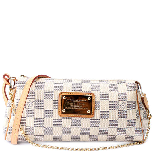 Louis Vuitton Eva Clutch Damier Azur