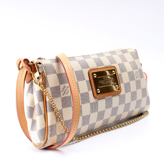 Louis Vuitton Eva Clutch Damier Azur