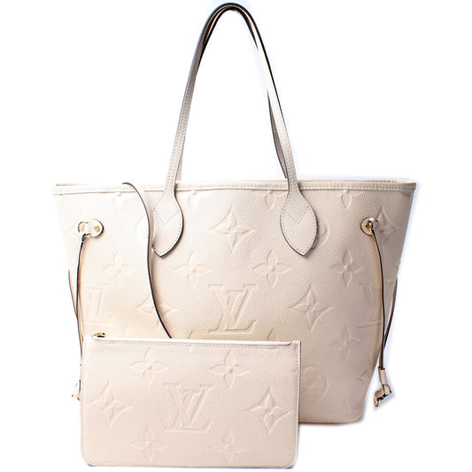 Louis Vuitton Neverfull MM W/Wallet Empreinte