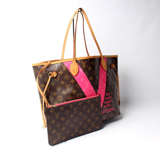 Louis Vuitton Neverfull MM W/ Wallet V Monogram