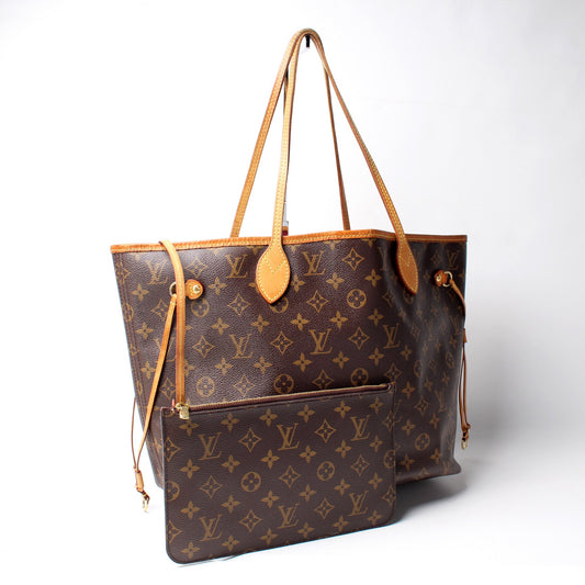Louis Vuitton Neverfull MM W/ Wallet Monogram