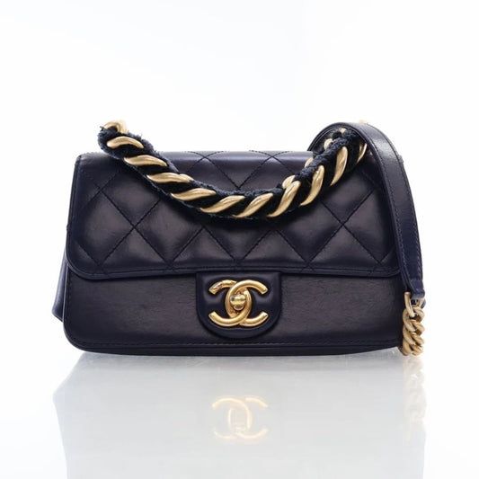 Chanel Seasonal Flap Navy Calfskin