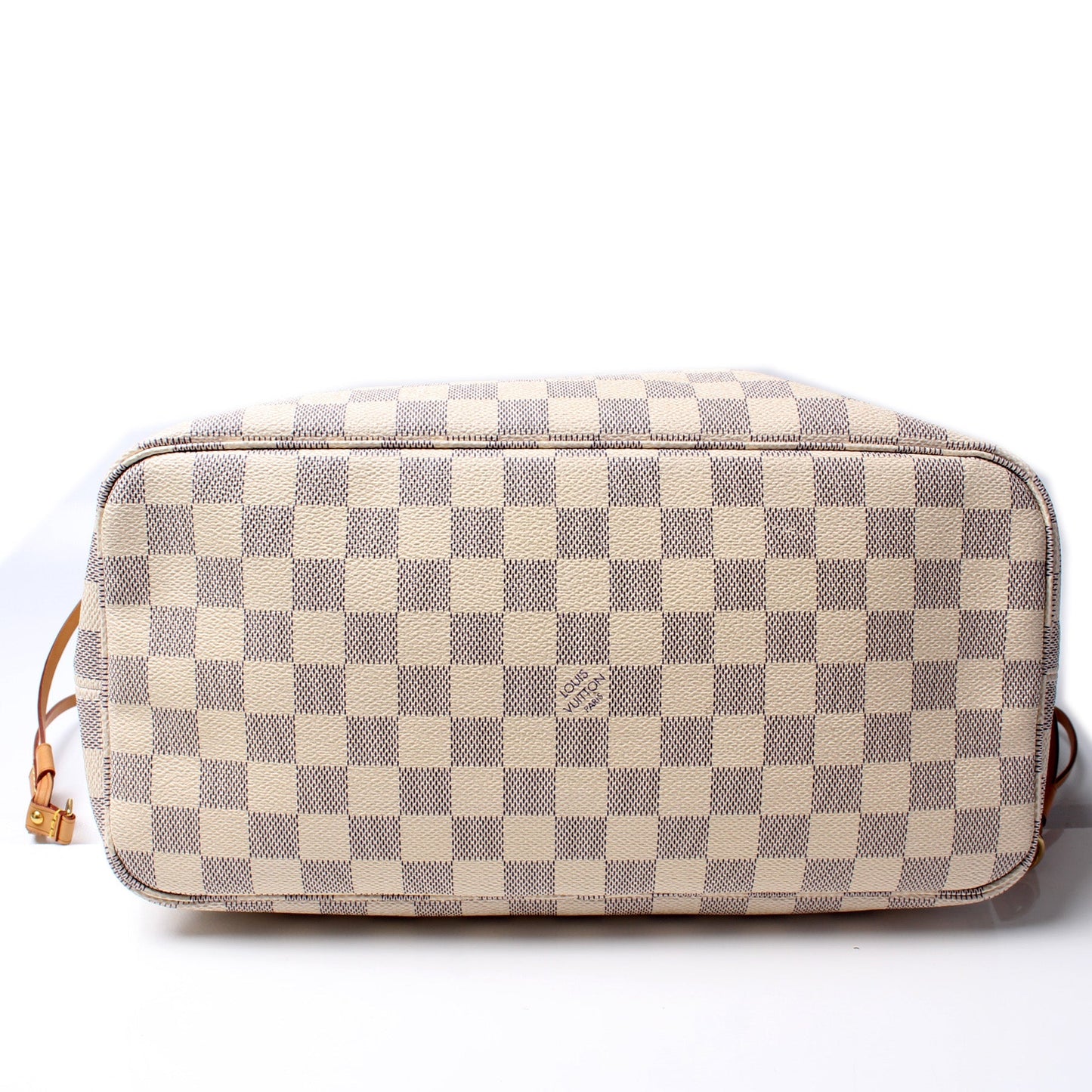 Louis Vuitton Neverfull MM W/ Pochette Damier Azur