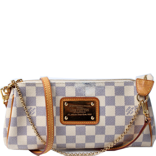Louis Vuitton Eva Clutch Damier Azur