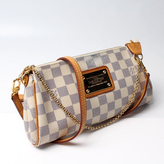 Louis Vuitton Eva Clutch Damier Azur