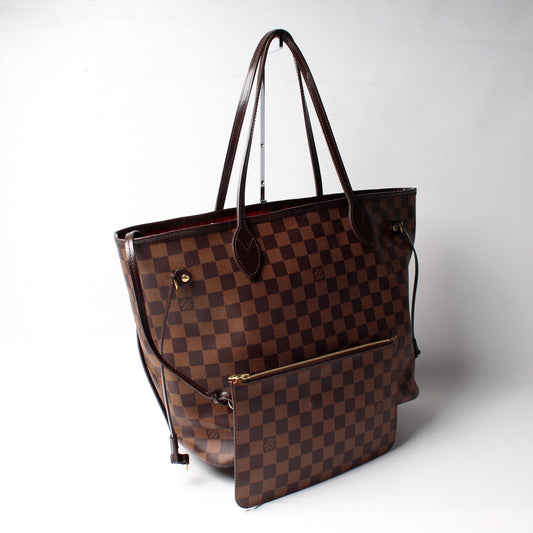 Louis Vuitton Neverfull w/Wallet MM Ebene