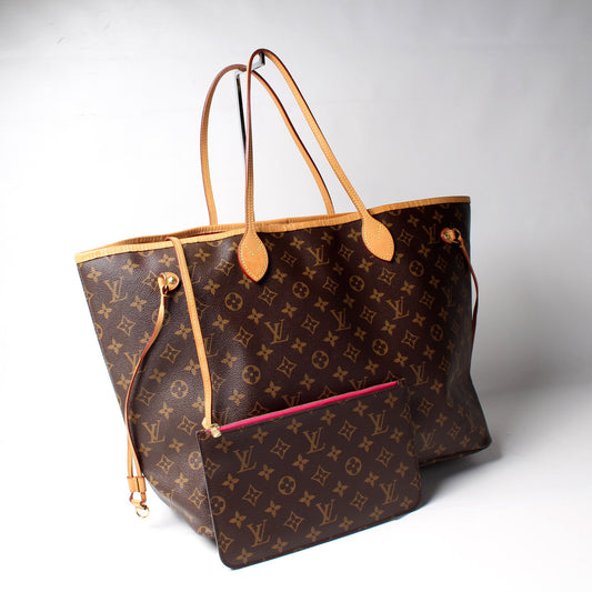 Louis Vuitton Neverfull W/Wallet GM Monogram