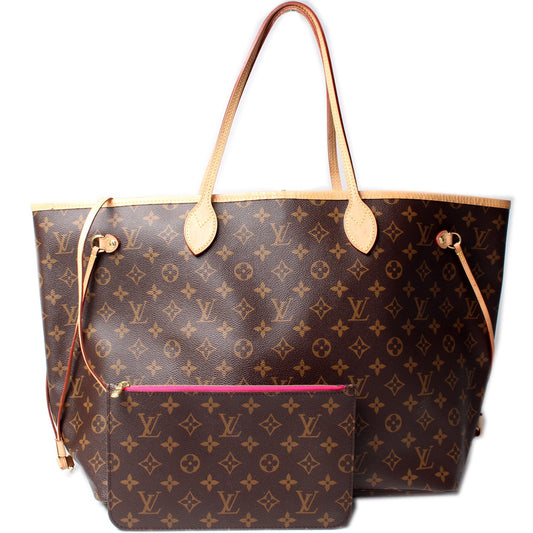 Louis Vuitton Neverfull GM W/ Wallet Monogram