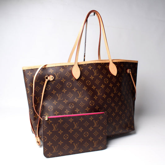 Louis Vuitton Neverfull GM W/ Wallet Monogram