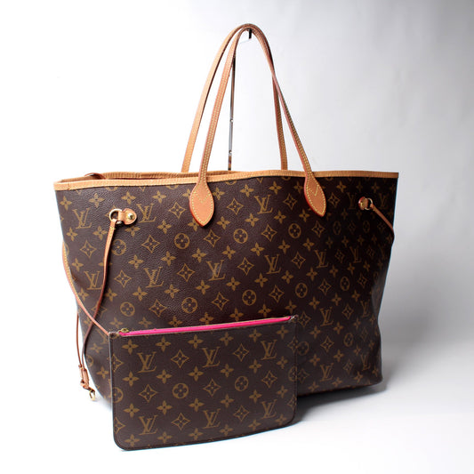 Louis Vuitton Neverfull GM W/ Wallet Monogram