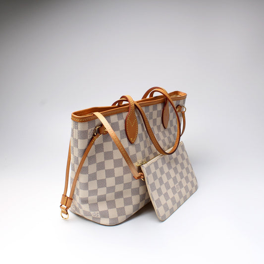 Louis Vuitton Neverfull W/Wallet PM Azur