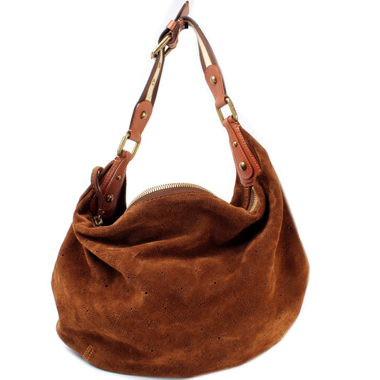 Louis Vuitton Onatah PM Hobo Suede Mahina