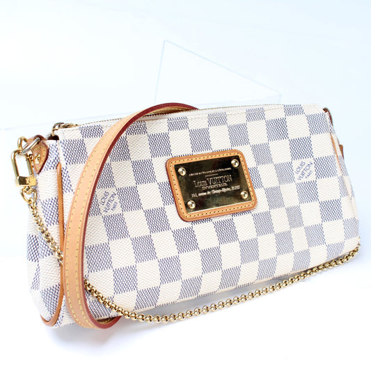 Louis Vuitton Eva Clutch Damier Azur
