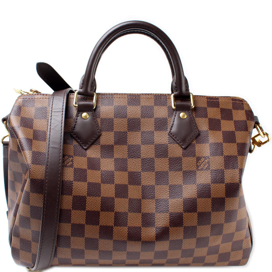Louis Vuitton Speedy 30 Bandouliere Damier Ebene