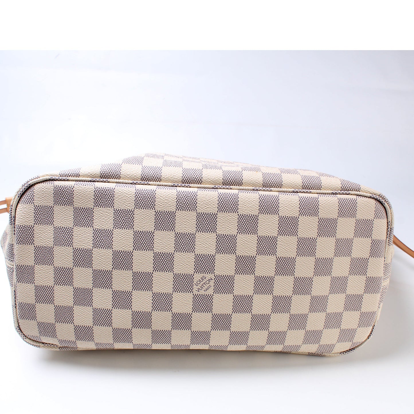 Louis Vuitton Neverfull With Wallet MM Damier Azur
