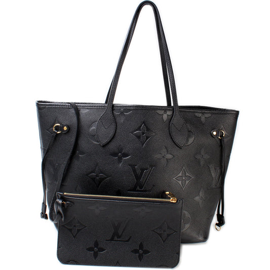 Louis Vuitton Neverfull MM W/ Wallet Empreinte