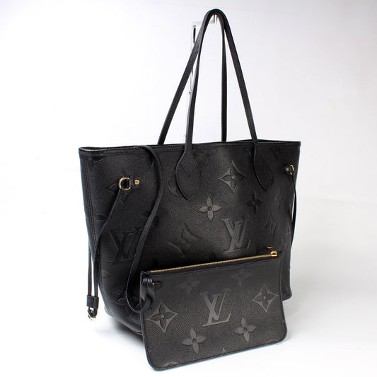 Louis Vuitton Neverfull MM W/ Wallet Empreinte