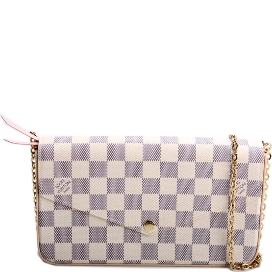 Louis Vuitton Pochette Felicie Damier Azur