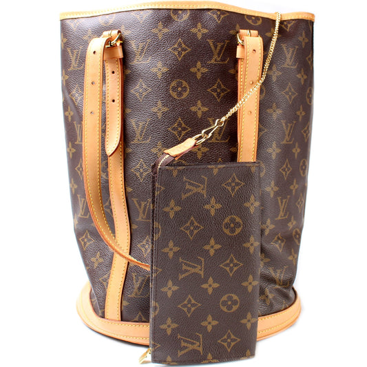 Louis Vuitton Bucket GM Monogram w/Pouch