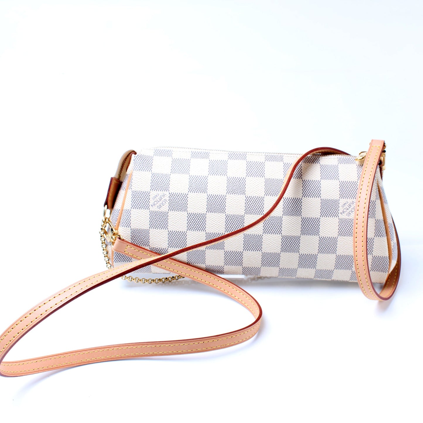 Louis Vuitton Eva Clutch Damier Azur