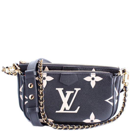 Louis Vuitton Multi Pochette Bicolor Empreinte
